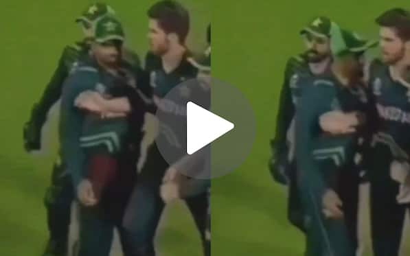 [Watch] Shaheen Afridi Refuses Babar Azam's Hug, Pushes Him; Viral Video Claims Feud 